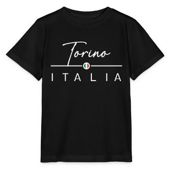 Italie - Turin - Turin - Italien - Italie - T-shirt bio MINI CREATOR Stanley/Stella Enfant - noir - Devant - Mikhail (115cm)