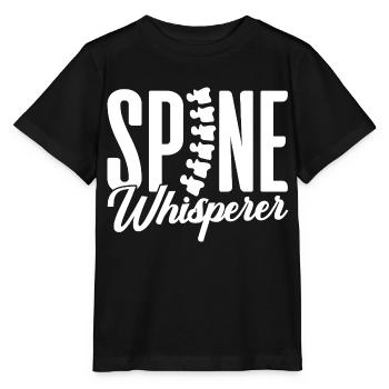 spine whisperer Design for a patient - Stanley/Stella MINI CREATOR Kids’ T-Shirt - black - Front - Mikhail (115cm)