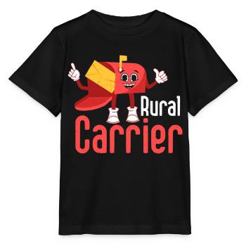 Facteur rural Facteur Travailleur - T-shirt bio MINI CREATOR Stanley/Stella Enfant - noir - Devant - Mikhail (115cm)