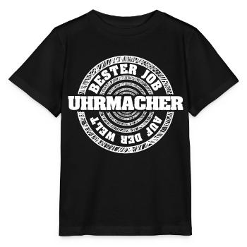 Job Uhrmacher - Stanley/Stella Kinder T-Shirt MINI CREATOR  - Schwarz - Vorne - Mikhail (115cm)