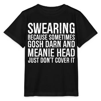jurer parce que parfois sacrément et méchant - T-shirt bio MINI CREATOR Stanley/Stella Enfant - noir - Devant - Mikhail (115cm)