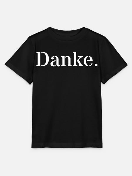 Danke - Stanley/Stella Kinder T-Shirt MINI CREATOR  - Schwarz