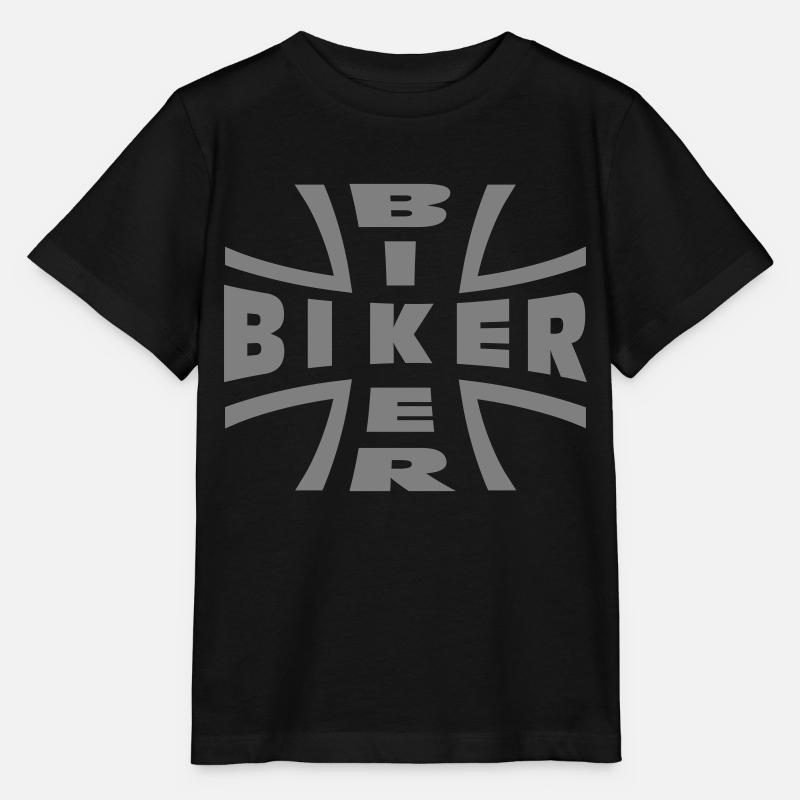 biker - T-shirt bio MINI CREATOR Stanley/Stella Enfant - noir