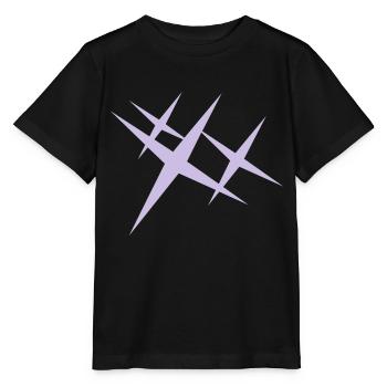 éclat / sparkle (1c) - T-shirt bio MINI CREATOR Stanley/Stella Enfant - noir - Devant - Mikhail (115cm)