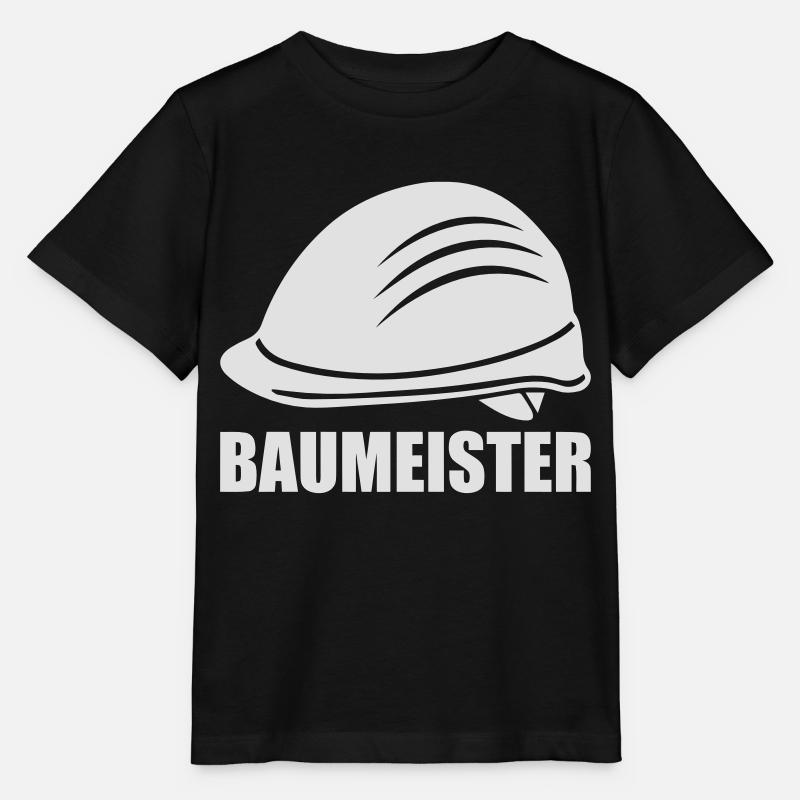 baumeister_1c - Stanley/Stella Kinder T-Shirt MINI CREATOR - Schwarz