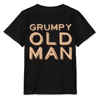 Vieil homme grincheux - T-shirt bio MINI CREATOR Stanley/Stella Enfant - noir - Devant - Mikhail (115cm)