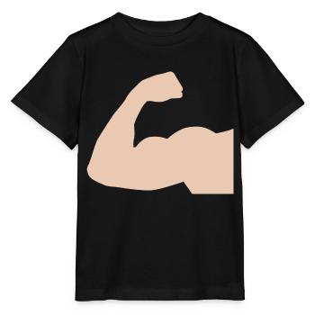 Arm 1 - Stanley/Stella Kinder T-Shirt MINI CREATOR  - Schwarz - Vorne - Mikhail (115cm)
