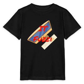 IT floue - T-shirt bio MINI CREATOR Stanley/Stella Enfant - noir - Devant - Mikhail (115cm)