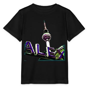 Alex Blau - Stanley/Stella Kinder T-Shirt MINI CREATOR  - Schwarz - Vorne - Mikhail (115cm)