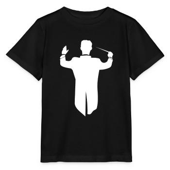 Dirigent - Stanley/Stella Kinder T-Shirt MINI CREATOR  - Schwarz - Vorne - Mikhail (115cm)