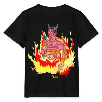 DEVIL'S CANDY HELL - SWEET TO SET THE WORLD ON FIRE - Stanley/Stella MINI CREATOR Kids’ T-Shirt - black - Front - Mikhail (115cm)