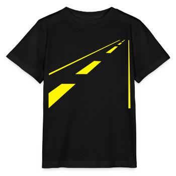 road / Straße (1c) - Stanley/Stella Kinder T-Shirt MINI CREATOR  - Schwarz - Vorne - Mikhail (115cm)