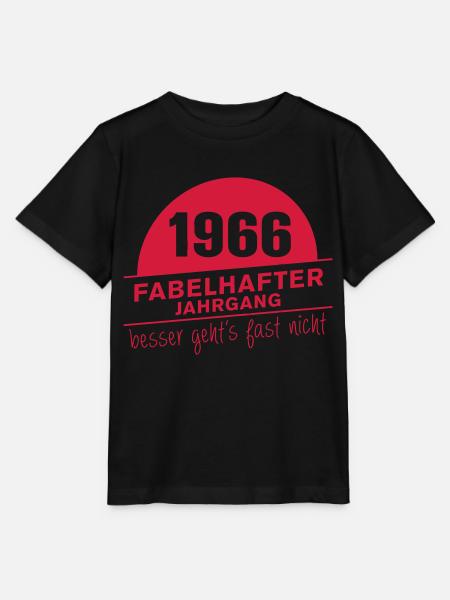 Fabelhafter Jahrgang 1966 - Stanley/Stella Kinder T-Shirt MINI CREATOR - Schwarz