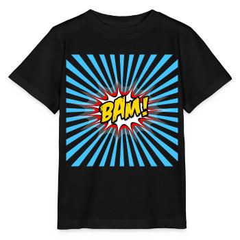 Masque facial Gamer Jeu de jeux de style comique - T-shirt bio MINI CREATOR Stanley/Stella Enfant - noir - Devant - Mikhail (115cm)