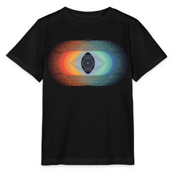Eye (circles) - Stanley/Stella MINI CREATOR Kids’ T-Shirt - black - Front - Mikhail (115cm)