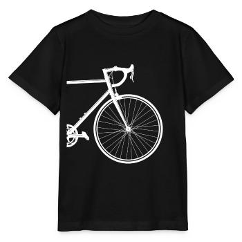 Road bike in a different way - Stanley/Stella MINI CREATOR Kids’ T-Shirt - black - Front - Mikhail (115cm)