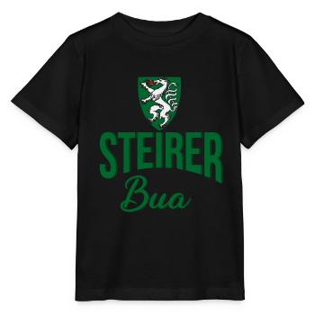 Steiermark Steirer - Stanley/Stella Kinder T-Shirt MINI CREATOR  - Schwarz - Vorne - Mikhail (115cm)