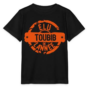 toubib elu annee tampon meilleurs - T-shirt bio MINI CREATOR Stanley/Stella Enfant - noir - Devant - Mikhail (115cm)