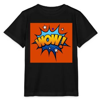 Pop-Art WOW! - Stanley/Stella Kinder T-Shirt MINI CREATOR  - Schwarz - Vorne - Mikhail (115cm)