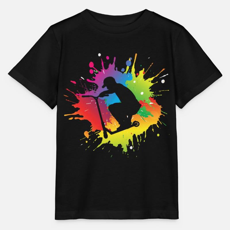 Scooter - Stanley/Stella Kinder T-Shirt MINI CREATOR - Schwarz