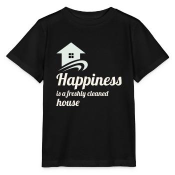 Reinigung lustiges Sprichwort Reiniger Hausmeister Depotbank - Stanley/Stella Kinder T-Shirt MINI CREATOR  - Schwarz - Vorne - Mikhail (115cm)