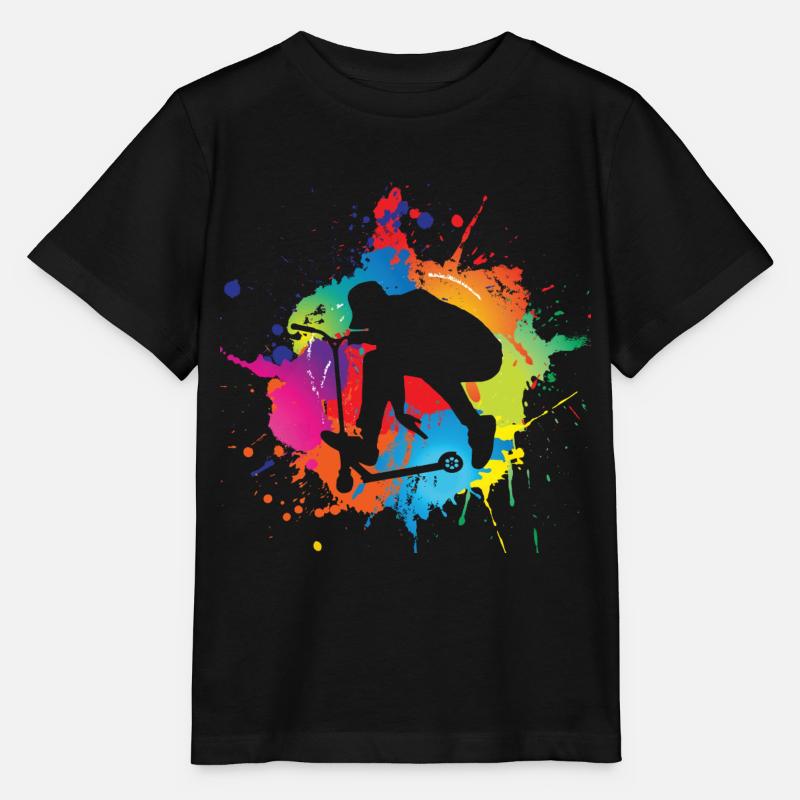 Scooter - Stanley/Stella Kinder T-Shirt MINI CREATOR  - Schwarz