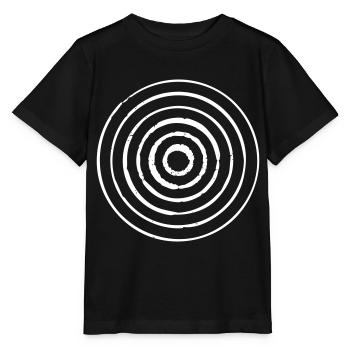 Vintage Vector Circles - Stanley/Stella MINI CREATOR Kids’ T-Shirt - black - Front - Mikhail (115cm)