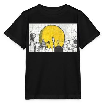 Turin magique - T-shirt bio MINI CREATOR Stanley/Stella Enfant - noir - Devant - Mikhail (115cm)