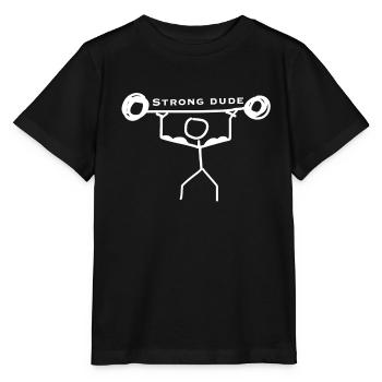 Training Kraftsport - Stanley/Stella Kinder T-Shirt MINI CREATOR  - Schwarz - Vorne - Mikhail (115cm)