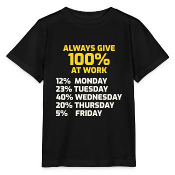 Funny Work Office Workplace Sarcastic Sayings - Stanley/Stella MINI CREATOR Kids’ T-Shirt - black - Front - Mikhail (115cm)