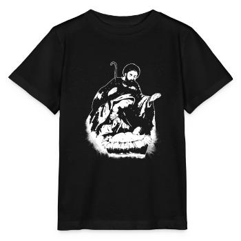 Holy Family - Stanley/Stella MINI CREATOR Kids’ T-Shirt - black - Front - Mikhail (115cm)