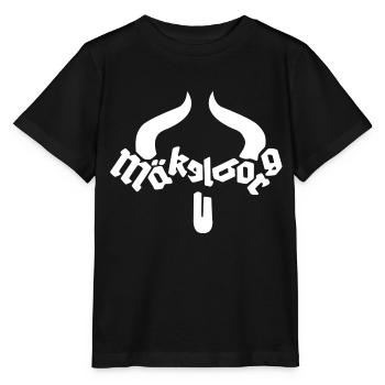 Mecklenburg Mäkelborg Ochse Fraktur - Stanley/Stella Kinder T-Shirt MINI CREATOR  - Schwarz - Vorne - Mikhail (115cm)