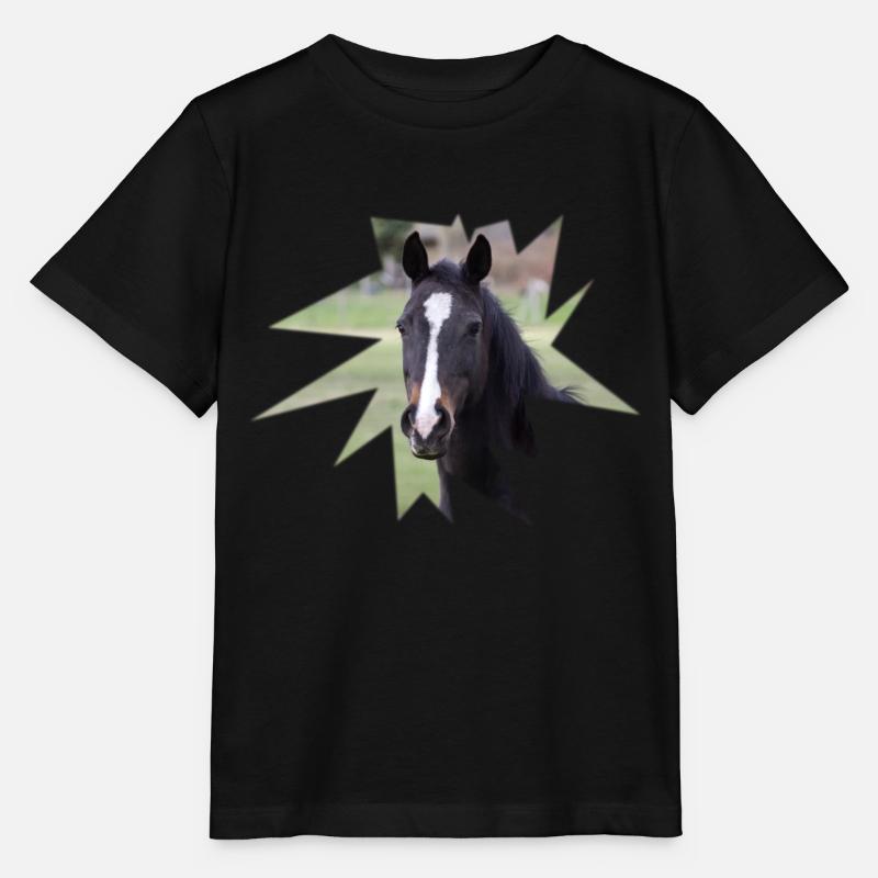 Cheval. Cheval. - T-shirt bio MINI CREATOR Stanley/Stella Enfant - noir