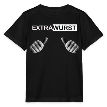 Extrawurst - Stanley/Stella Kinder T-Shirt MINI CREATOR  - Schwarz - Vorne - Mikhail (115cm)