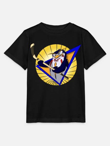Eishockey Pinguin - Stanley/Stella T-shirt MINI CREATOR til børn - sort