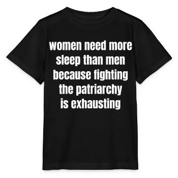sayings activism justice radical second  - Stanley/Stella MINI CREATOR Kids’ T-Shirt - black - Front - Mikhail (115cm)