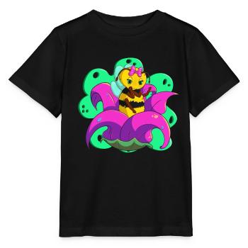 The cutest little Bee-girl! - Stanley/Stella MINI CREATOR Kids’ T-Shirt - black - Front - Mikhail (115cm)