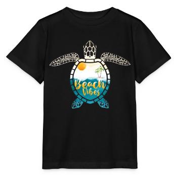 Ocean Sublimation - Stanley/Stella MINI CREATOR Kids’ T-Shirt - black - Front - Mikhail (115cm)