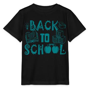 Back to School - Stanley/Stella MINI CREATOR Kids’ T-Shirt - black - Front - Mikhail (115cm)