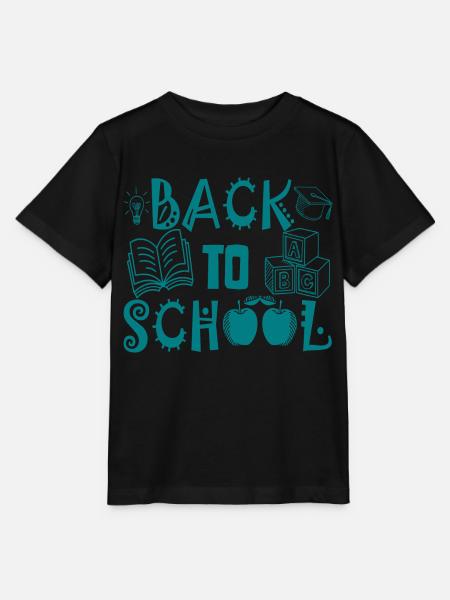 Back to School - Stanley/Stella MINI CREATOR Kids’ T-Shirt - black