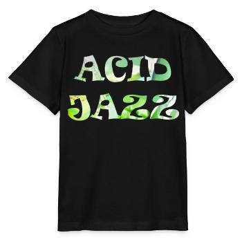 Retro Acid Jazz Funk - T-shirt bio MINI CREATOR Stanley/Stella Enfant - noir - Devant - Mikhail (115cm)