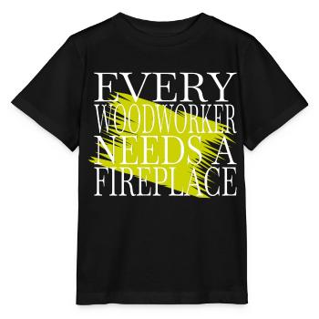cool génial amateurs charpentier tshirts de travail - T-shirt bio MINI CREATOR Stanley/Stella Enfant - noir - Devant - Mikhail (115cm)