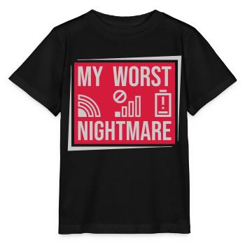 Protéger mon pire cauchemar - T-shirt bio MINI CREATOR Stanley/Stella Enfant - noir - Devant - Mikhail (115cm)