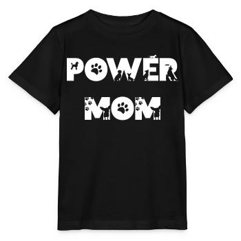 puissance maman maman maman chiens animaux de compagnie maman enfants - T-shirt bio MINI CREATOR Stanley/Stella Enfant - noir - Devant - Mikhail (115cm)