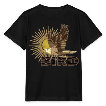 Oiseau de proie - T-shirt bio MINI CREATOR Stanley/Stella Enfant - noir - Devant - Mikhail (115cm)
