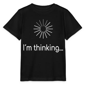 Je pense - T-shirt bio MINI CREATOR Stanley/Stella Enfant - noir - Devant - Mikhail (115cm)
