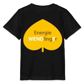 Energie WENDlingEr - Stanley/Stella Kinder T-Shirt MINI CREATOR  - Schwarz - Vorne - Mikhail (115cm)