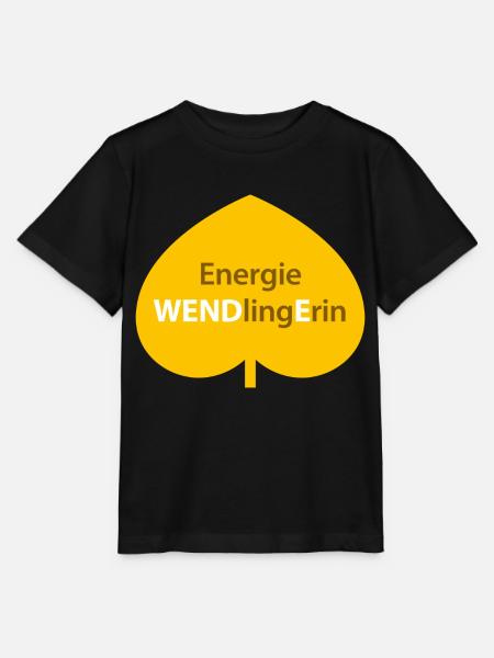 Energie WENDlingErin - Stanley/Stella Kinder T-Shirt MINI CREATOR - Schwarz