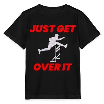 Hurdles Hurdling Hurdler Running Runner Athletes - Stanley/Stella MINI CREATOR Kids’ T-Shirt - black - Front - Mikhail (115cm)