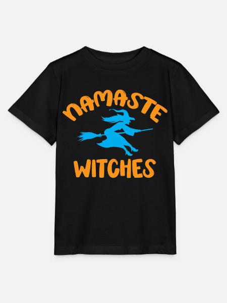 Namaste Hexen - Halloween - Stanley/Stella Kinder T-Shirt MINI CREATOR  - Schwarz